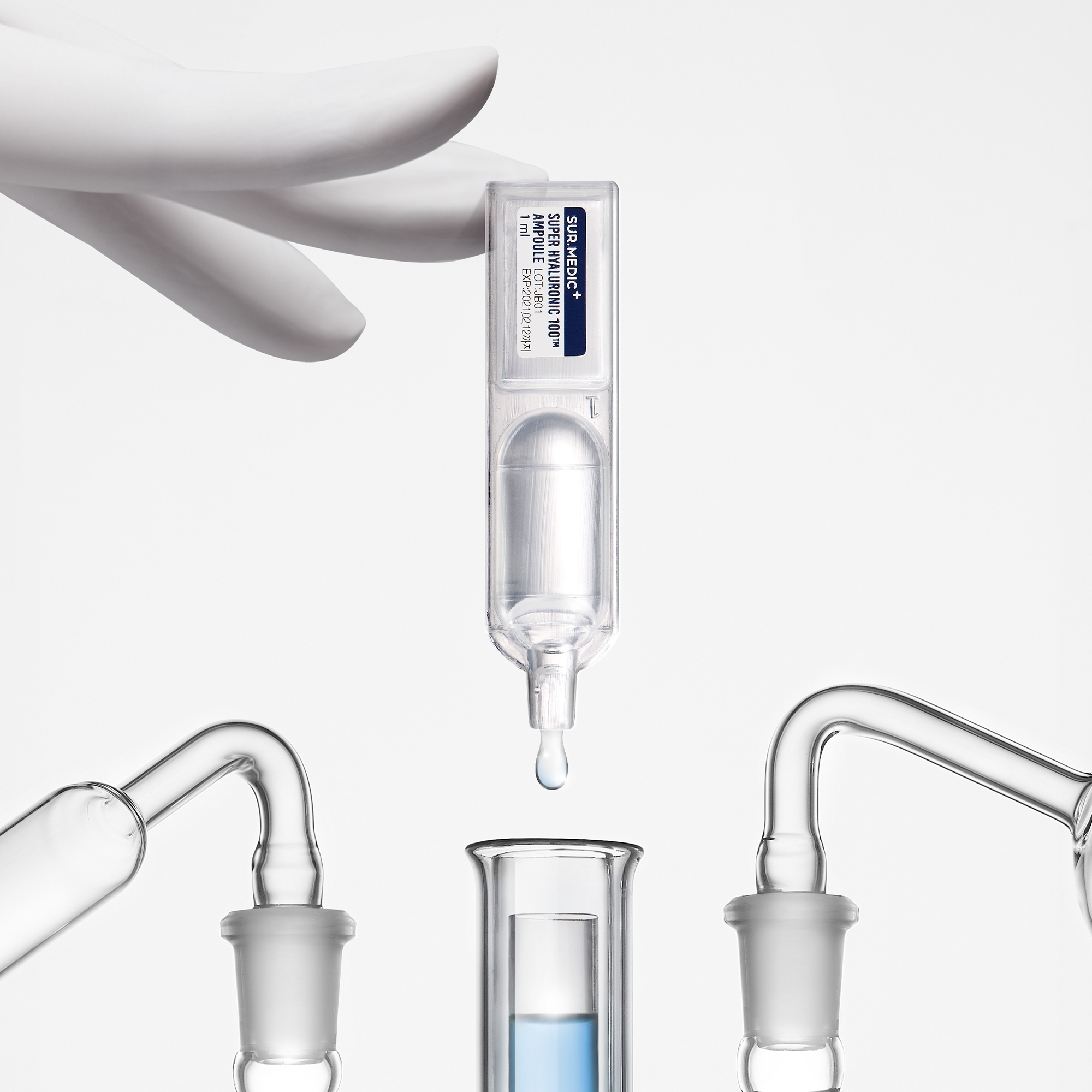 SUR.MEDIC+ SUPER HYALURONIC 100TM AQUA AMPOULE 0.28 oz / 10ml