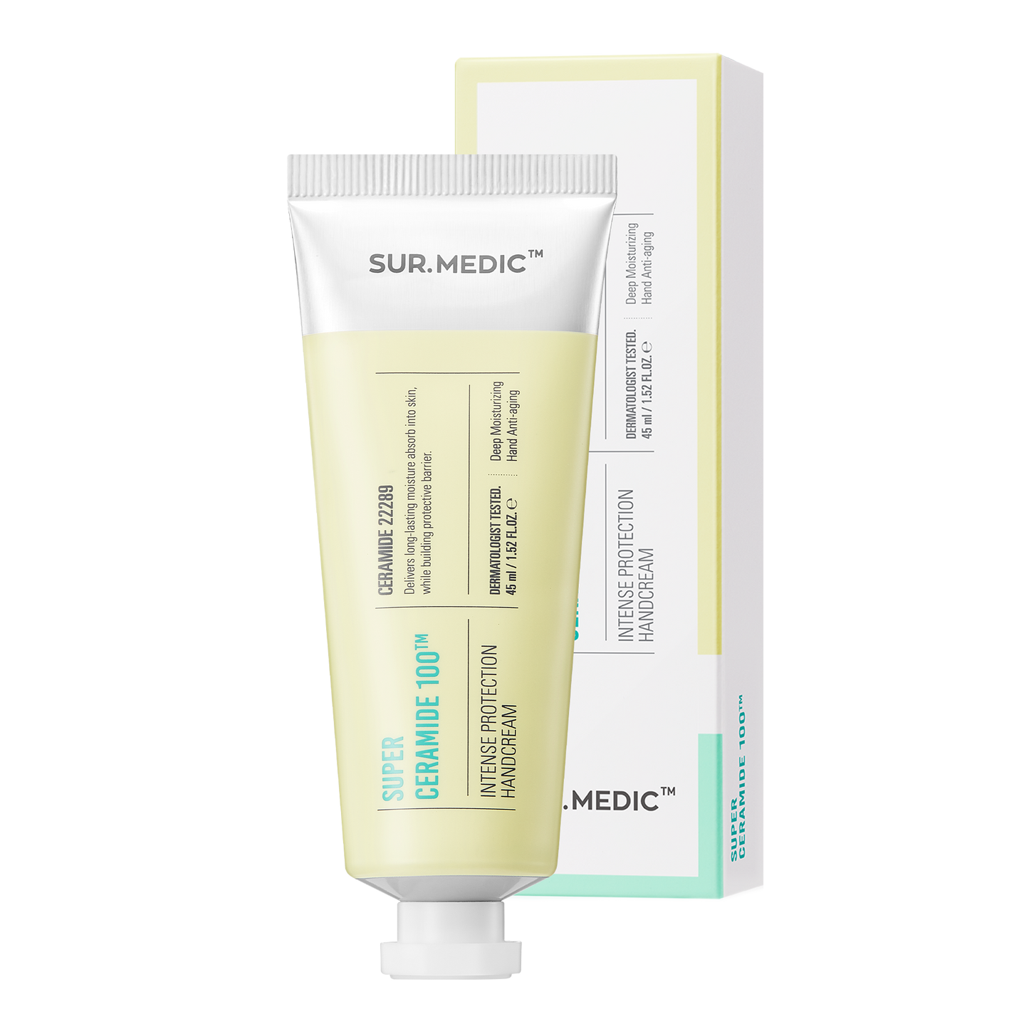 SUR.MEDIC+ SUPER CERAMIDE 100 INTENSE PROTECTION HAND CREAM 1.52 oz / 45ml