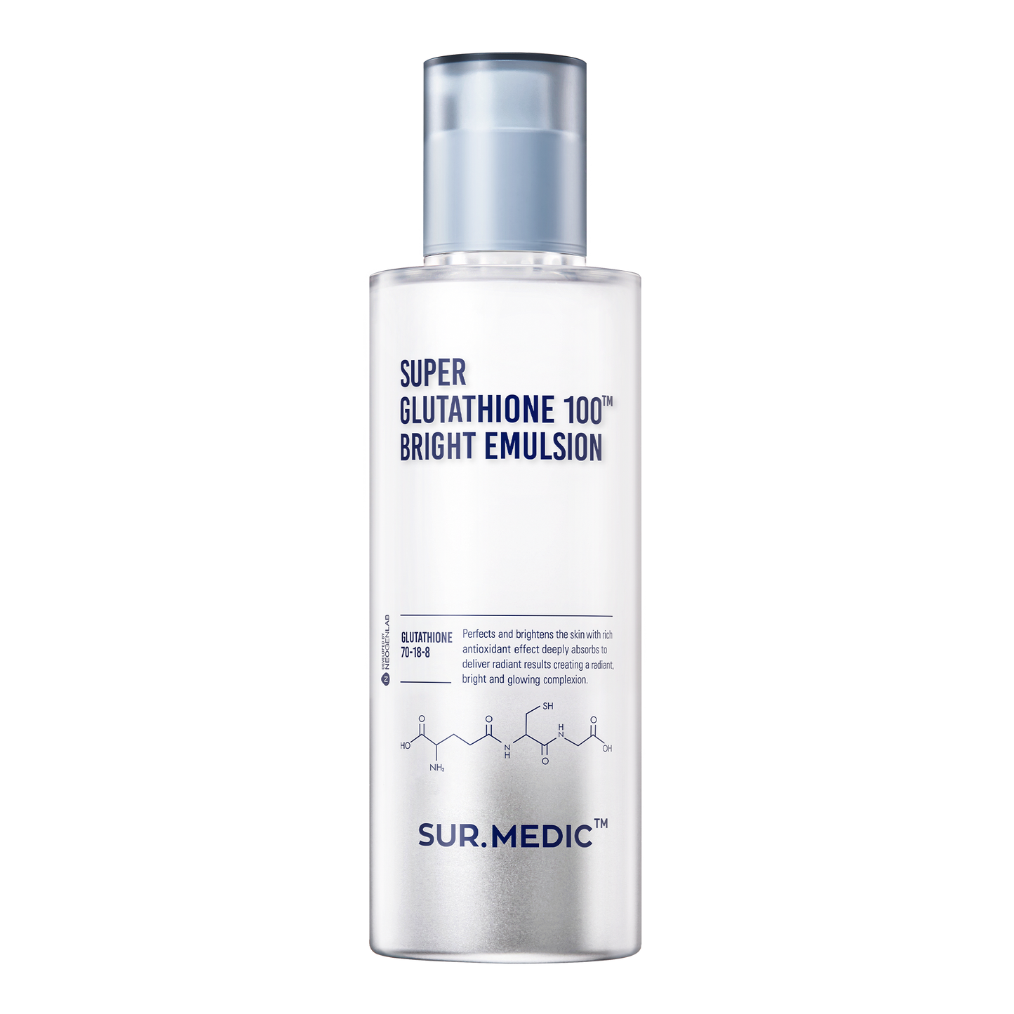 [1BOX/ 54EA] SUR.MEDIC SUPER GLUTATHIONE 100™ BRIGHT EMULSION 120ML