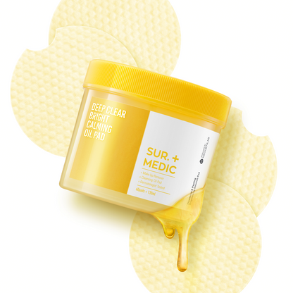 SUR.MEDIC+ DEEP CLEAR BRIGHT CALMING OIL PAD 4.39 oz / 130ml